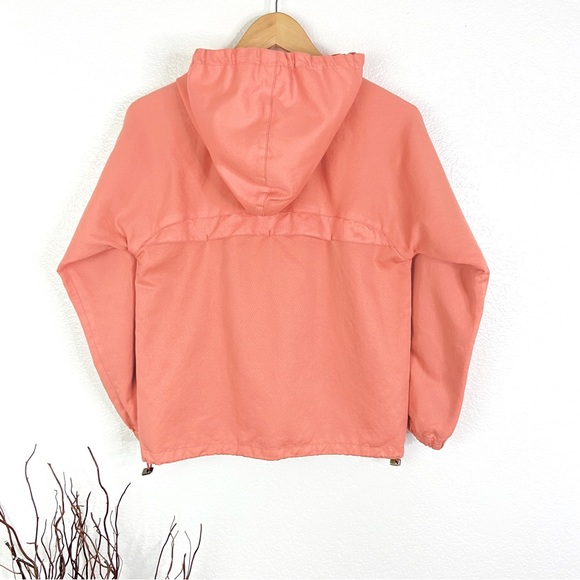 A.P.C. Cotton Linen Hooded Jacket in Papaya Coral - Picture 2 of 7